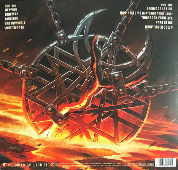 Disturbed - Divisive (Limited VIP Edition - Coke Bottle Clear w/ Black and Red Splatter Vinyl) [Vinyl] | Reprise Records (1-725028) - 3