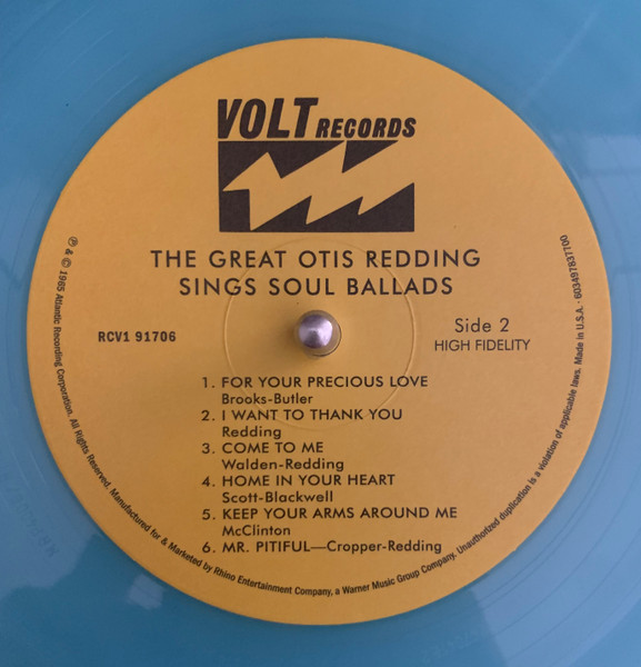 Otis Redding - The Great Otis Redding Sings Soul Ballads | Atlantic (RCV1 91706) - 4 Otis Redding - The Great Otis Redding Sings Soul Ballads | Atlantic (RCV1 91706) - 4
