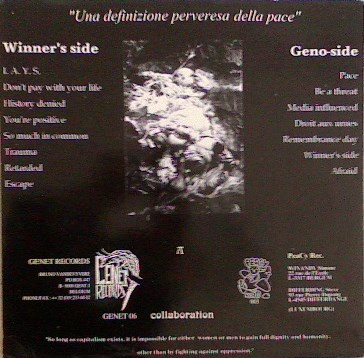 Subway Arts - Una Definizione Perversa Della Pace | Genet Records (GEN 06) - 2
