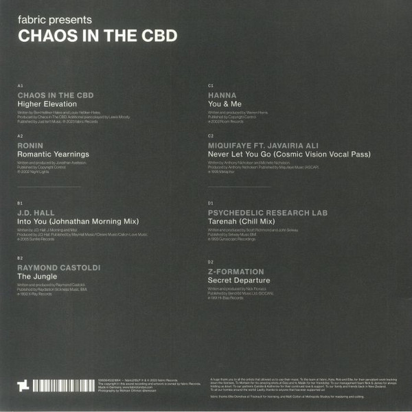 Chaos In The CBD - Fabric Presents Chaos In The CBD | Fabric (FABRIC215LP) - 2 Chaos In The CBD - Fabric Presents Chaos In The CBD | Fabric (FABRIC215LP) - 2