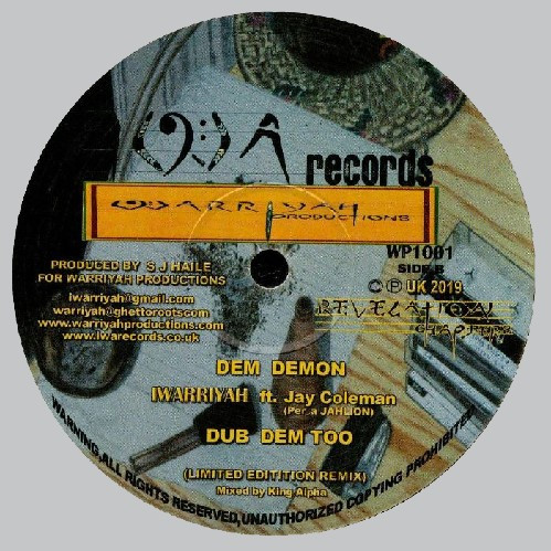 Iwarriyah - Valley  Of Dc.Zhan / Dem Demon | Iwa Records (WP1001) - 2