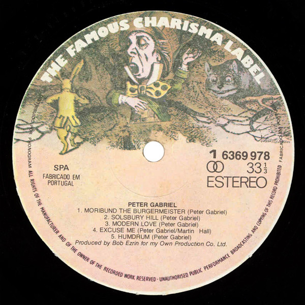 Peter Gabriel - Peter Gabriel | Charisma (6369 978)