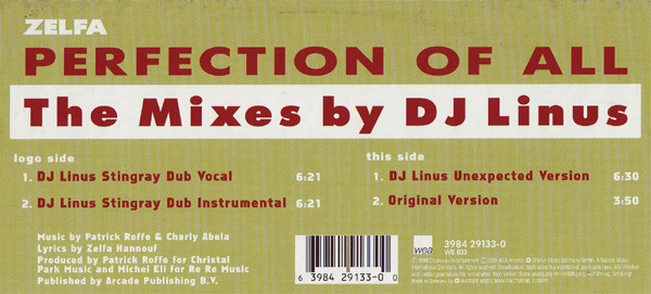 Zelfa - Perfection Of All (The Mixes By DJ Linus) | WEA (3984 29133-0) - 3 Zelfa - Perfection Of All (The Mixes By DJ Linus) | WEA (3984 29133-0) - 3