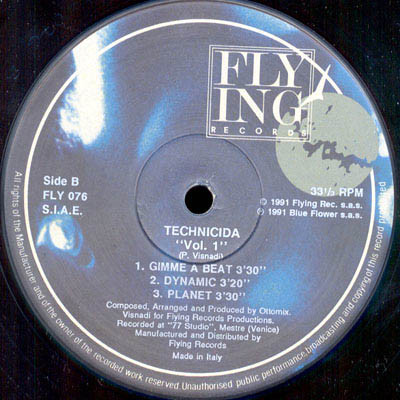 Technicida - Volume 1 | Flying Records (FLY 076) - 4