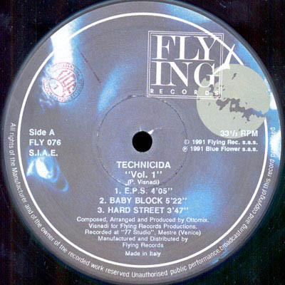 Technicida - Volume 1 | Flying Records (FLY 076) - 3
