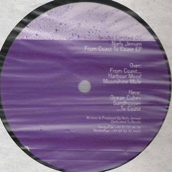 Niels Jensen - From Coast To Coast EP | Axodya (Axodya Limited 011)