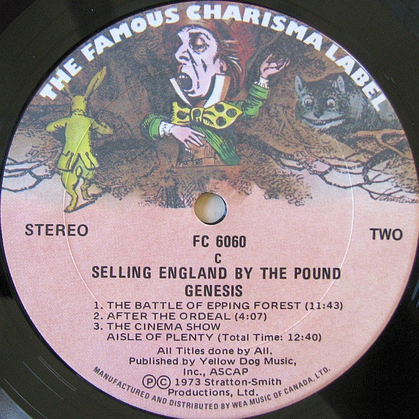 Genesis - Selling England By The Pound | Charisma (FC 6060) - 4