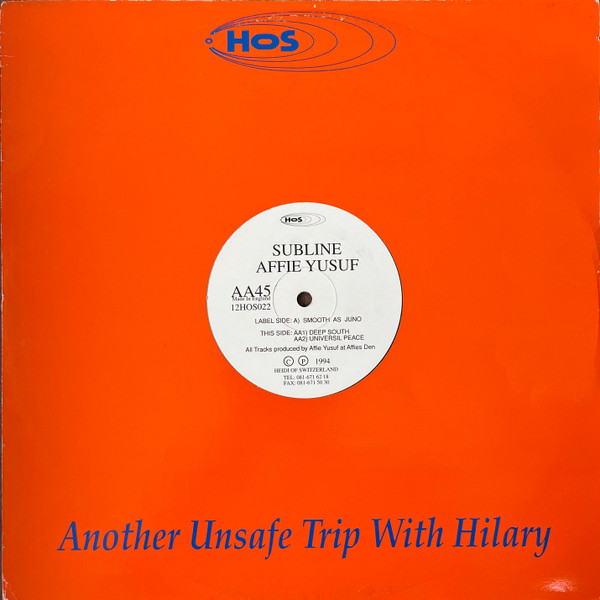 Affie Yusuf - Subline | Heidi Of Switzerland (12HOS022) - 2 Affie Yusuf - Subline | Heidi Of Switzerland (12HOS022) - 2