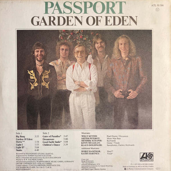 Passport - Garden Of Eden | Atlantic (ATL 50 586) - 2