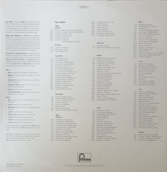 The House Of Love - A Spy In The House Of Love | Fontana (846978-1) - 4 The House Of Love - A Spy In The House Of Love | Fontana (846978-1) - 4