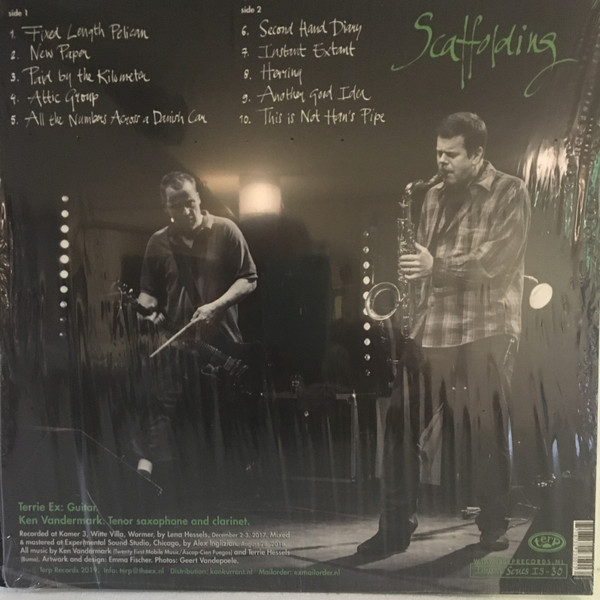 Ken Vandermark & Terrie Ex - Scaffolding | Terp Records (IS-30-lp) - 2
