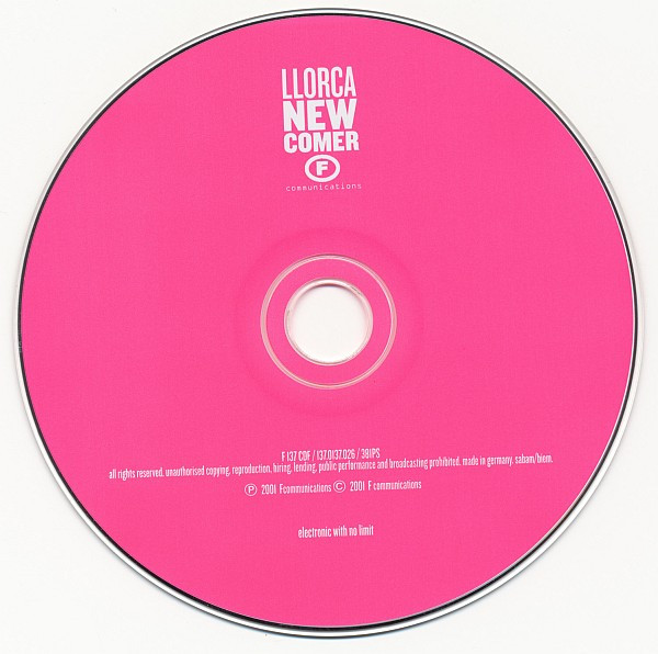 Llorca - New Comer | F Communications (F 137 CD) - 3 Llorca - New Comer | F Communications (F 137 CD) - 3