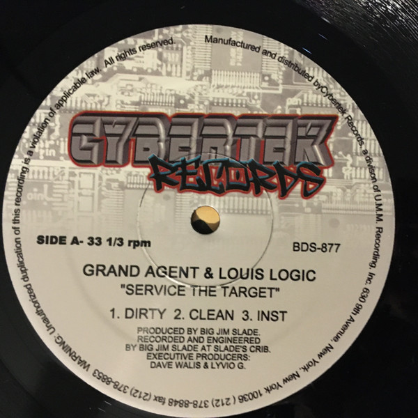 Grand Agent & Louis Logic / Mountain Brothers & NAME - Service The Target / Feelin' That | Cybertek Records (BDS-877) - 3