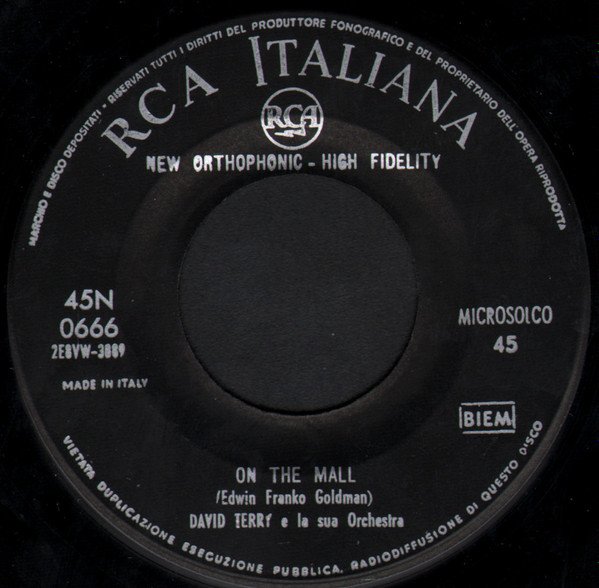 David Terry And His Orchestra - March From The River Kwai | RCA Italiana (45N 0666) - 4