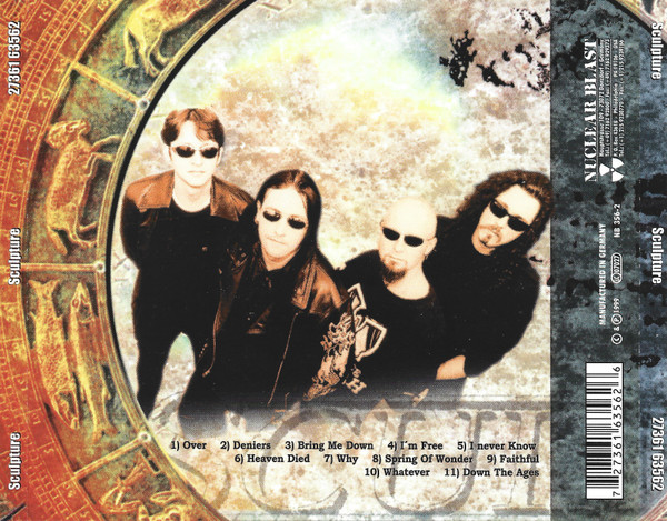 Sculpture - Sculpture CD | Nuclear Blast (NB 356-2) - 2 Sculpture - Sculpture CD | Nuclear Blast (NB 356-2) - 2