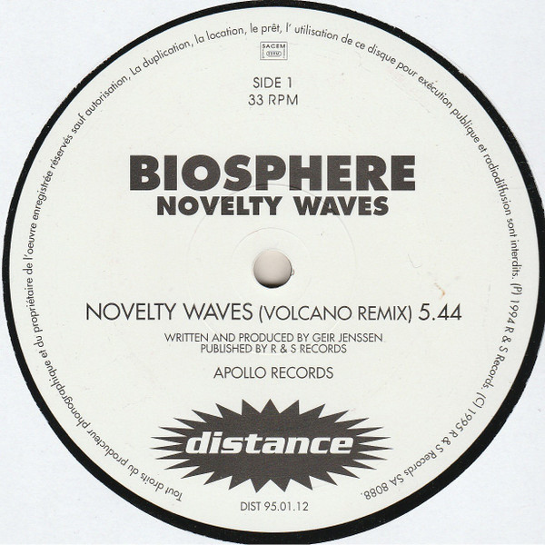Biosphere - Novelty Waves | Distance (DIST 95.01.12) - 2 Biosphere - Novelty Waves | Distance (DIST 95.01.12) - 2