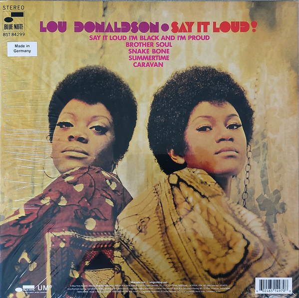 Lou Donaldson - Say It Loud! | Blue Note (6514970) - 2