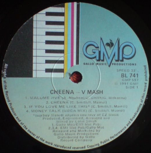 V-Mash - Cheena | Gallo Music Productions (BL 741) - 2