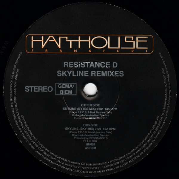 Resistance D - Skyline (Remixes) | Harthouse (HH054)