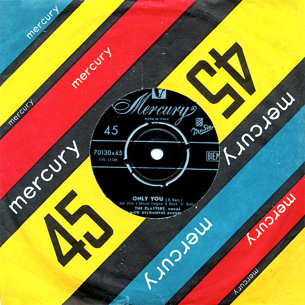 The Platters - Only You | Mercury (70130x45) - 3