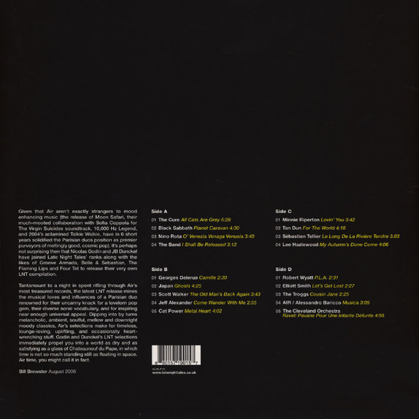 AIR - LateNightTales | LateNightTales (ALNLP15) - 2 AIR - LateNightTales | LateNightTales (ALNLP15) - 2