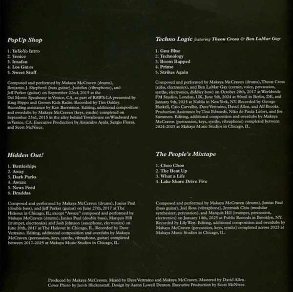 Makaya McCraven - Off The Record | International Anthem Recording Company (XL1588LP) - 2 Makaya McCraven - Off The Record | International Anthem Recording Company (XL1588LP) - 2