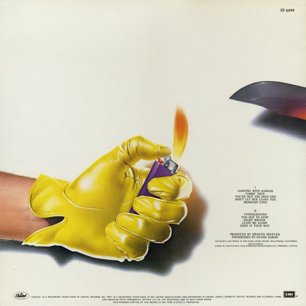 Streetheart - Dancing With Danger [Vinyl] | Capitol Records (ST-6499) - 2