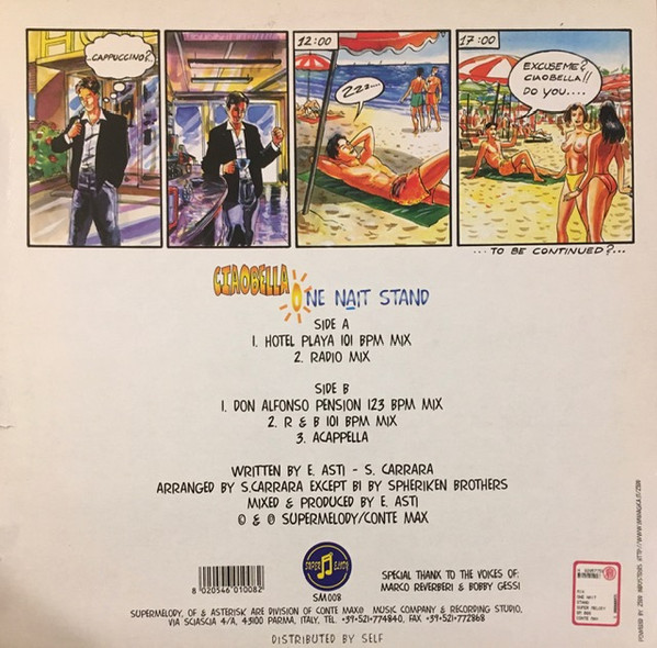 Ciaobella - One Nait Stand | Supermelody (SM 008) - main