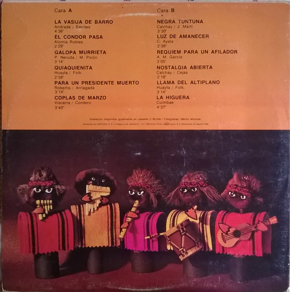 Los Calchakis - Disco De Oro | Arion (S 60.534) - 4 Los Calchakis - Disco De Oro | Arion (S 60.534) - 4