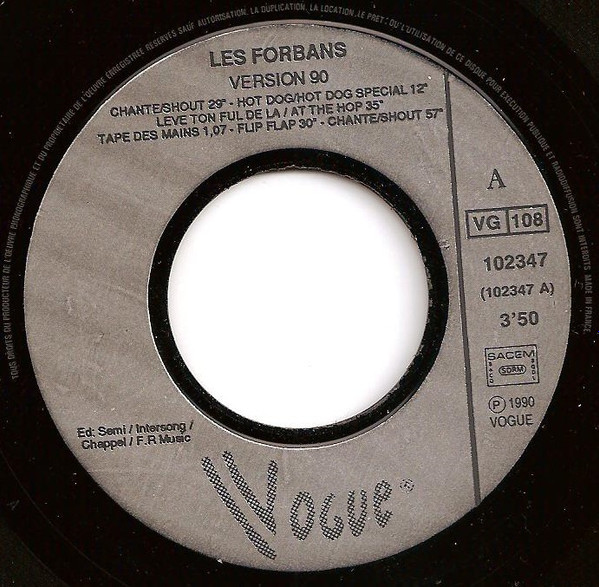 Les Forbans - Version 90 | Vogue (102347) - 3