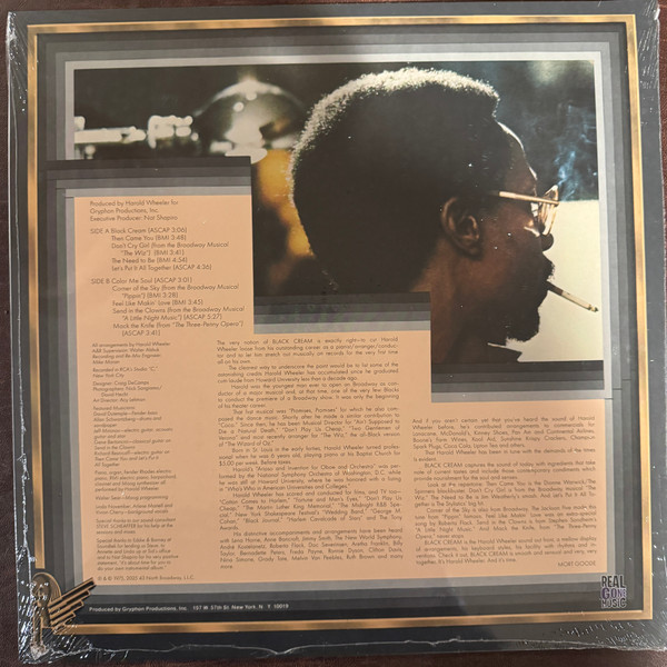 The Harold Wheeler Consort - Black Cream | Real Gone Music (RGM-1856) - 2 The Harold Wheeler Consort - Black Cream | Real Gone Music (RGM-1856) - 2