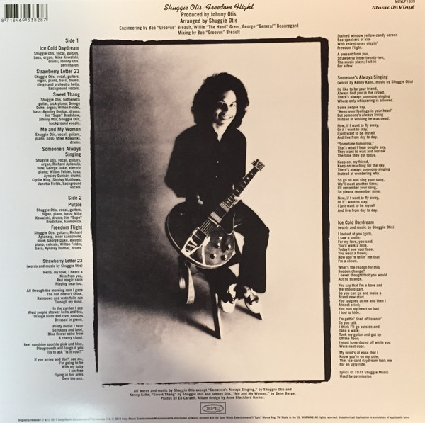 Shuggie Otis - Freedom Flight | Music On Vinyl (MOVLP1339) - 2 Shuggie Otis - Freedom Flight | Music On Vinyl (MOVLP1339) - 2