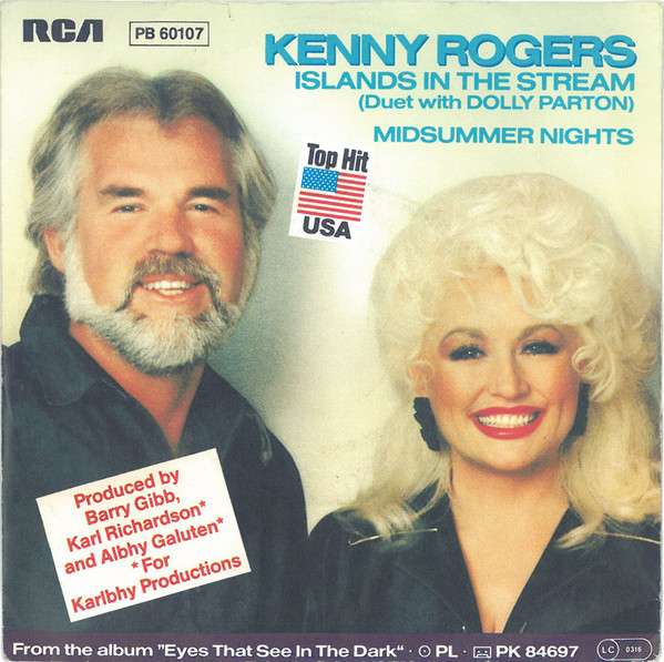 Kenny Rogers Duet With Dolly Parton - Islands In The Stream | RCA Victor (PB 60107)
