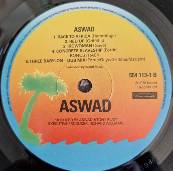 Aswad - Aswad | Island Records (554 113-1) - 3 Aswad - Aswad | Island Records (554 113-1) - 3