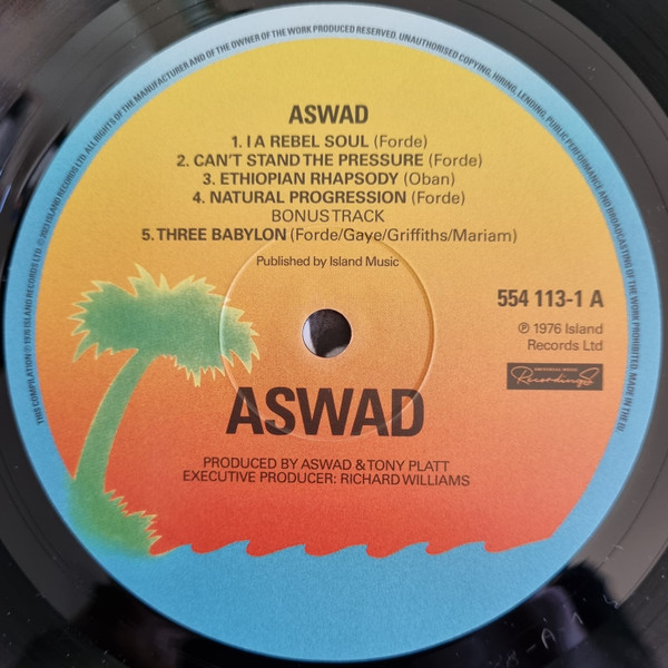 Aswad - Aswad | Island Records (554 113-1) - 2 Aswad - Aswad | Island Records (554 113-1) - 2