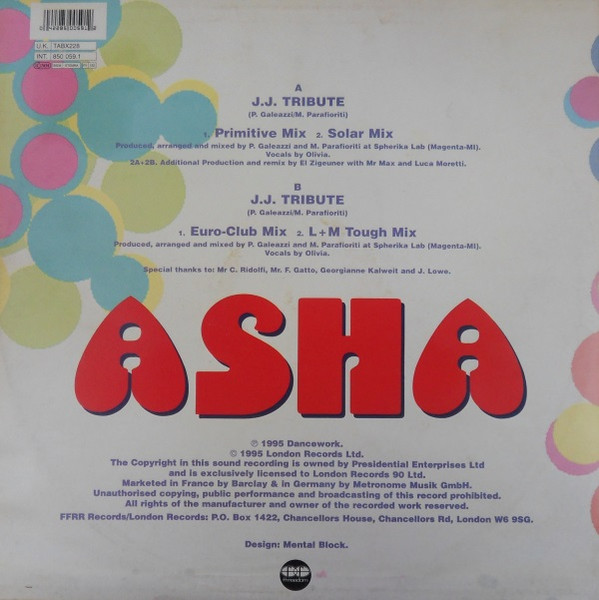 A.S.H.A. - J.J. Tribute | Ffrreedom (TABX228) - 2