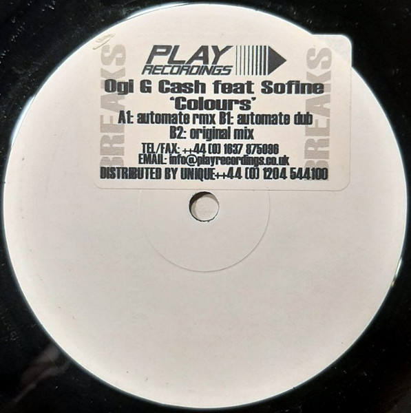 Ogi Gee Cash Feat.  Sofine2 - Colours | Play Recordings (PLYB004)