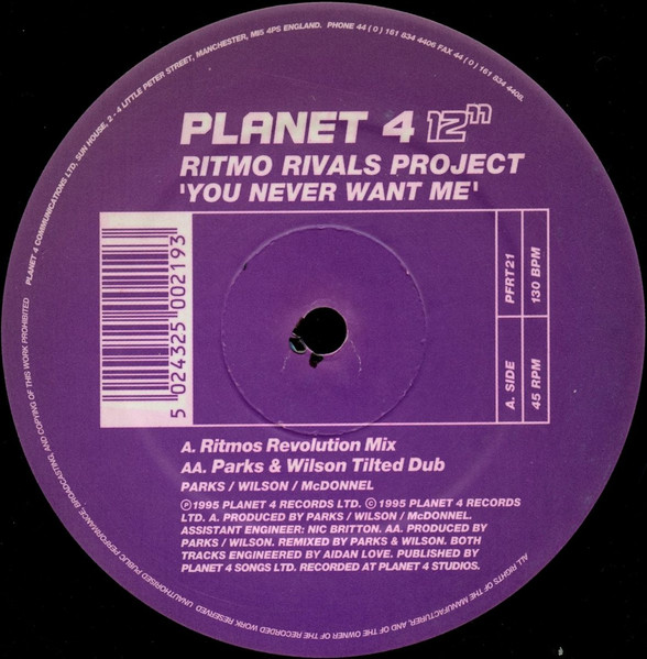 Ritmo Rivals - You Never Want Me | Planet Four Communications (PFRT21) - 3