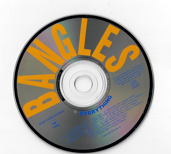 Bangles - Everything | CBS/Sony (25DP 5298) - 3 Bangles - Everything | CBS/Sony (25DP 5298) - 3