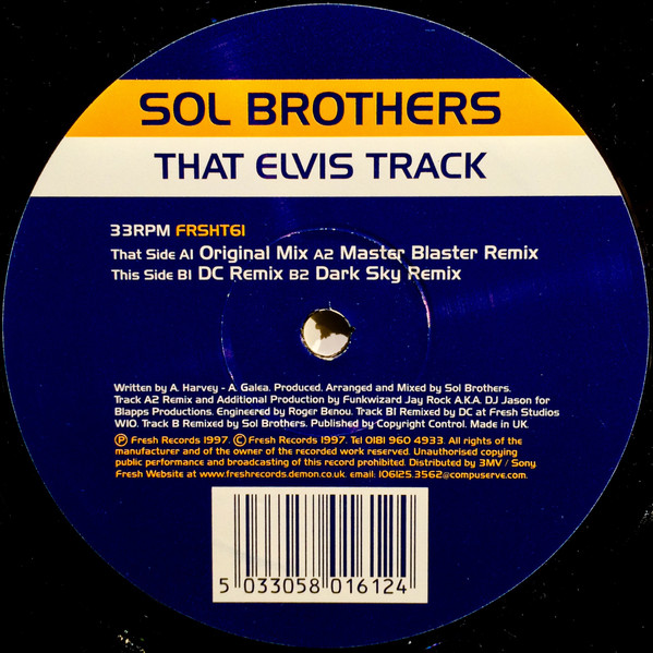 Sol Brothers - That Elvis Track | Fresh (FRSHT61) - main
