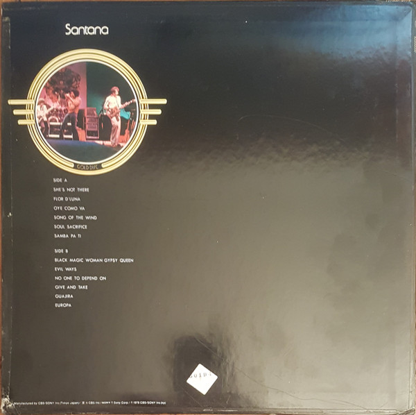 Santana - Gold Disc | CBS/Sony (26AP 1302) - 3