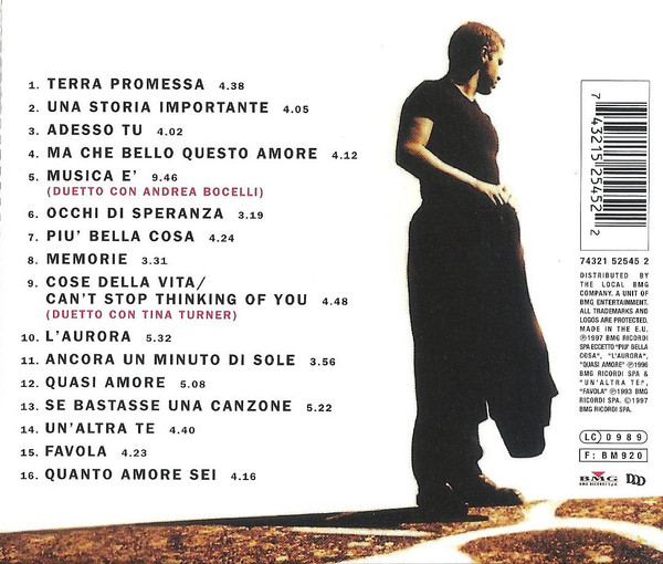 Eros Ramazzotti - Eros | BMG Ricordi S.p.A. (74321 525452) - 2