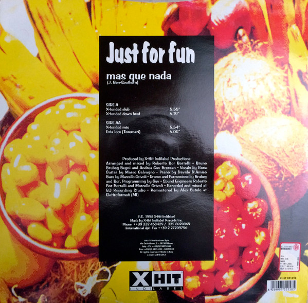Just For Fun - Mas Que Nada | X Hit Indilabel (X-HIT 001498)