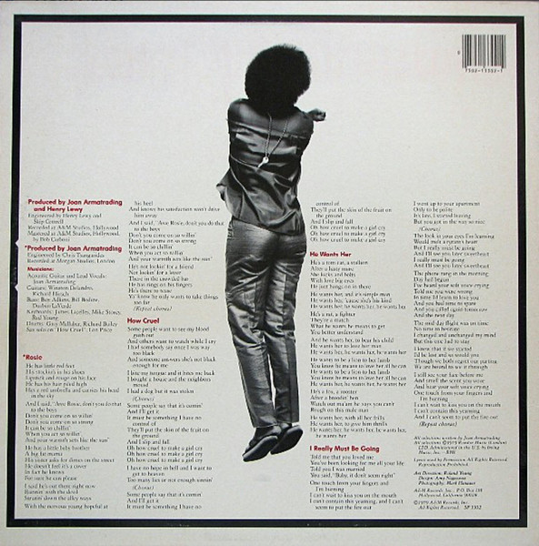 Joan Armatrading - How Cruel | A&M Records (SP-3302) - 2