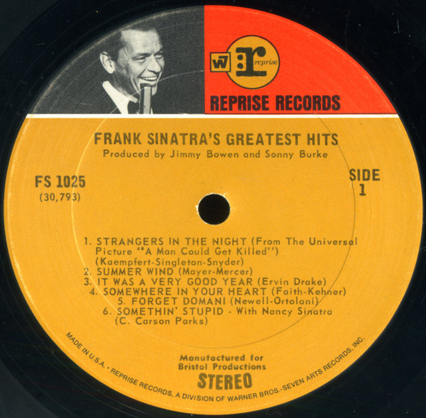 Frank Sinatra - Frank Sinatra's Greatest Hits | Reprise Records (FS 1025) - 3