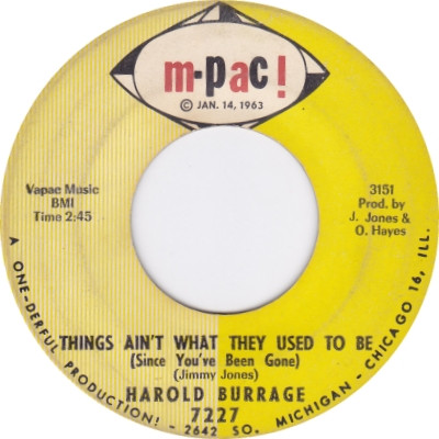 Harold Burrage - You Made Me So Happy | M-Pac! (7227) - 2 Harold Burrage - You Made Me So Happy | M-Pac! (7227) - 2