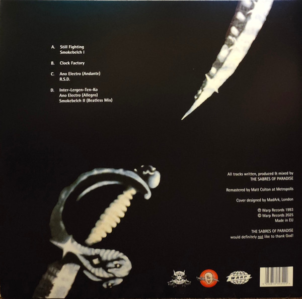 The Sabres Of Paradise - Sabresonic | Warp Records (WARPLP16R) - 2 The Sabres Of Paradise - Sabresonic | Warp Records (WARPLP16R) - 2