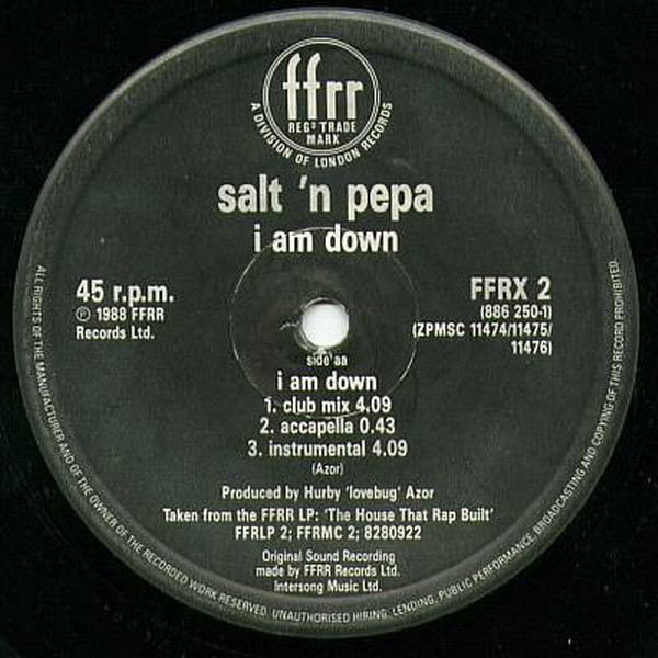 Salt 'N' Pepa / Antoinette - Push It / Hit 'Em With This / I Am Down | FFRR (FFRX 2) - 4