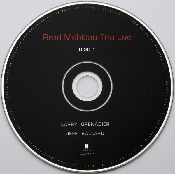 Brad Mehldau Trio - Live | Nonesuch (7559-79956-5) - 4