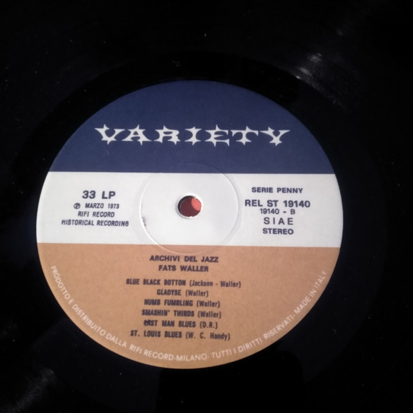Fats Waller - Fats Waller | Variety (REL-ST 19140) - 3 Fats Waller - Fats Waller | Variety (REL-ST 19140) - 3